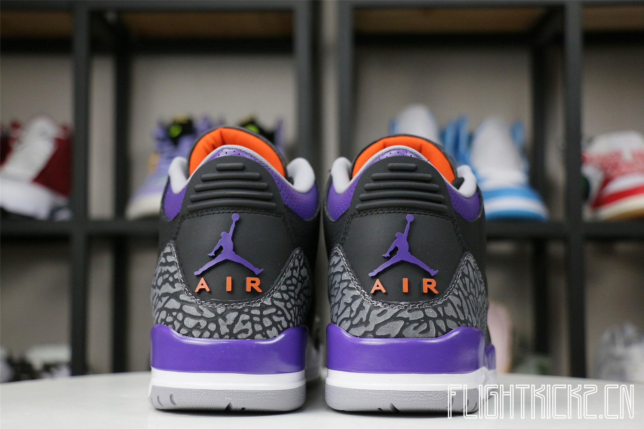 Jordan 3 Retro Court Purple