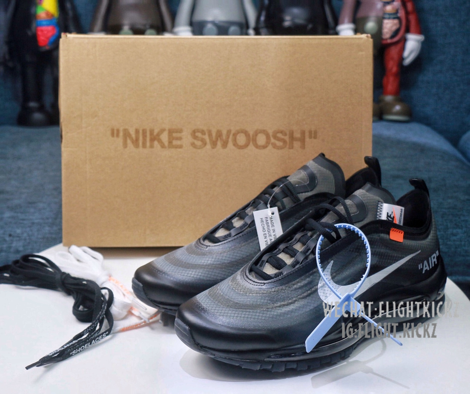 Off White X Air Max 97 OG Black