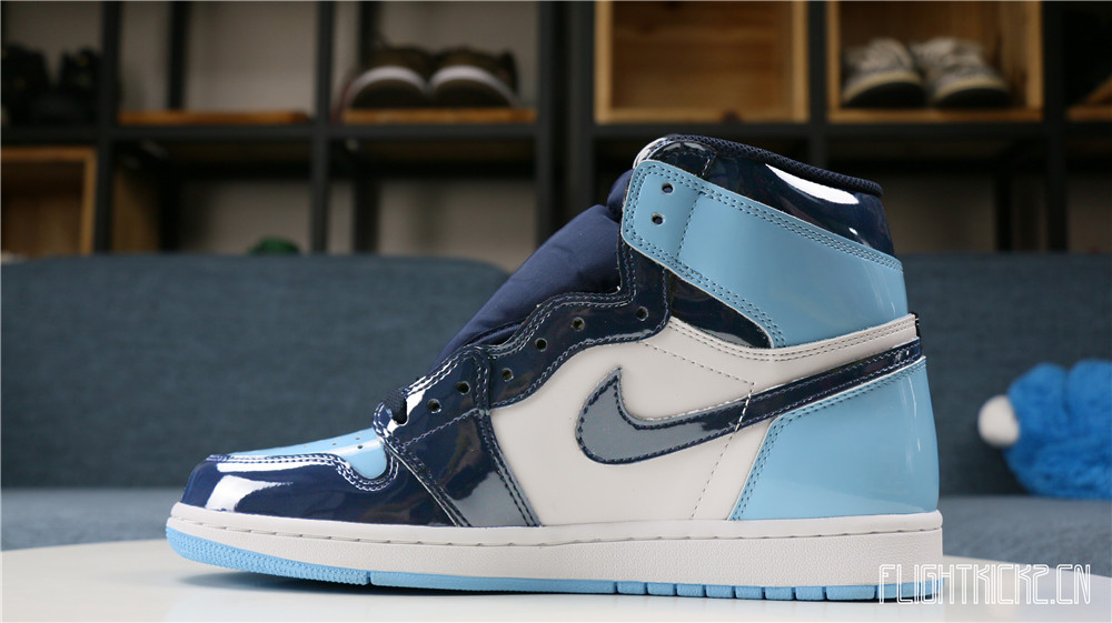 Air Jordan 1 UNC Patent Leather 2019( Based on Europe size)