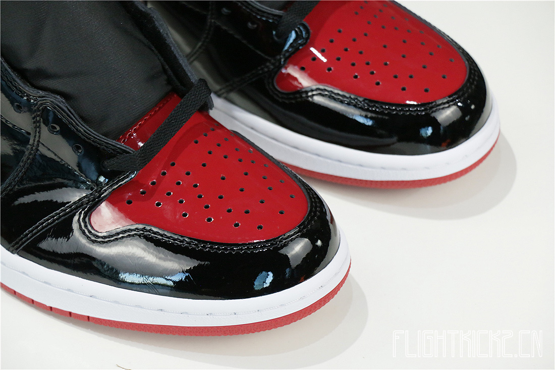 Air Jordan 1 Retro High OG Patent Bred 2021 (LN5 A1 Batch)