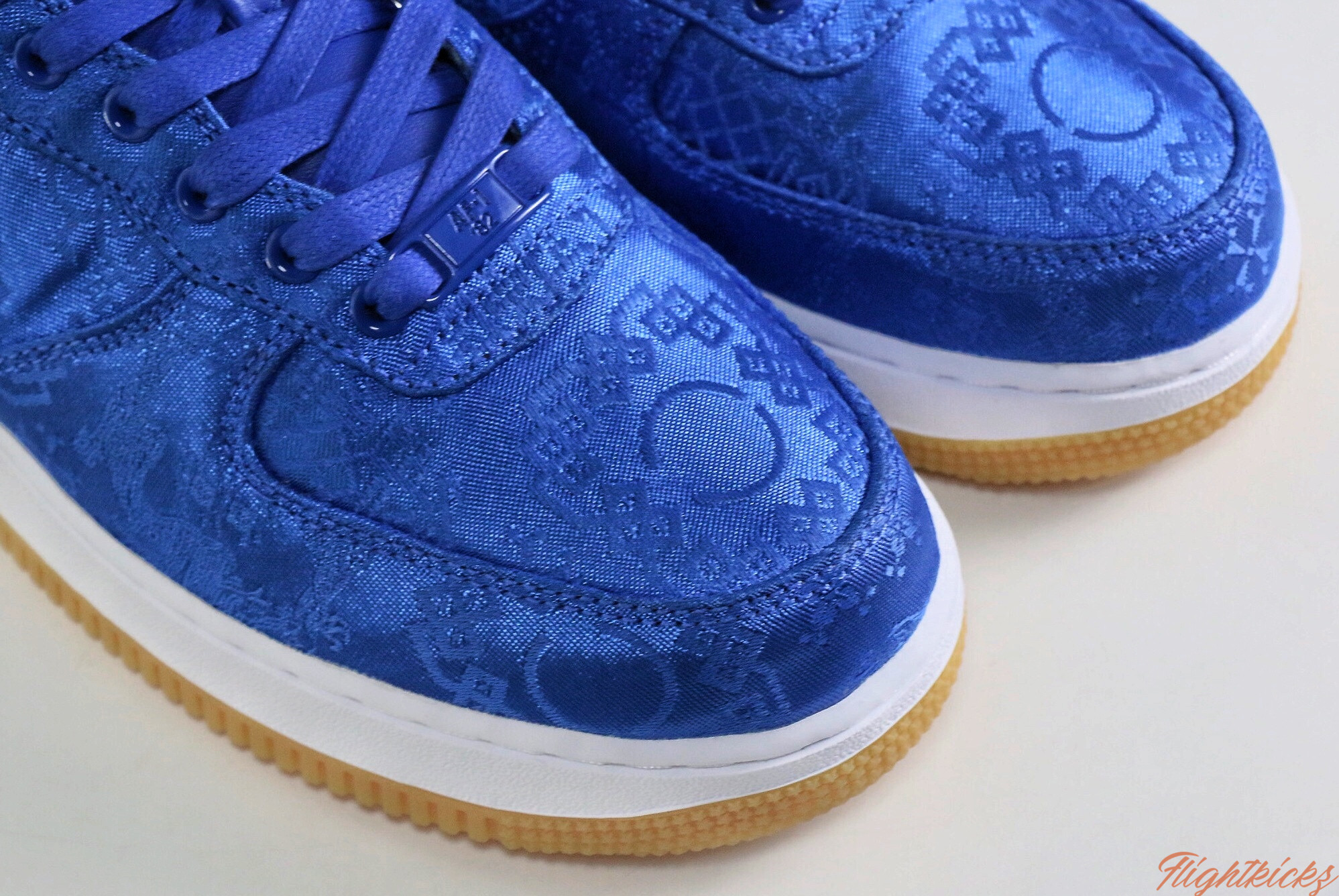 2019 CLOT x Nike Air Force 1 Low Game Royal