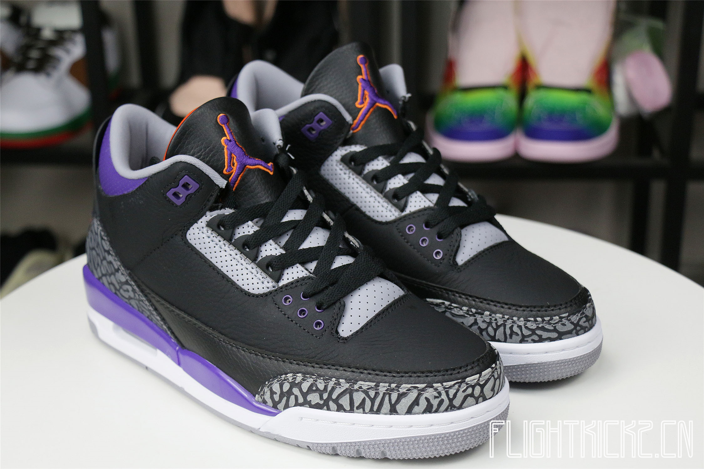 Jordan 3 Retro Court Purple