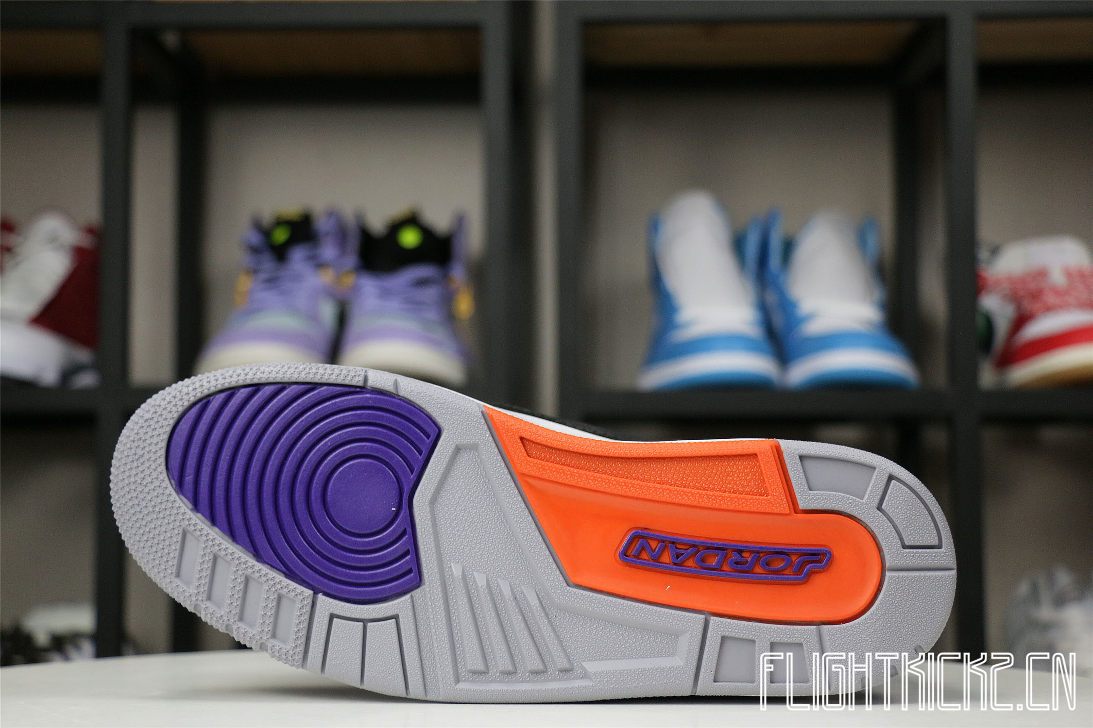 Jordan 3 Retro Court Purple