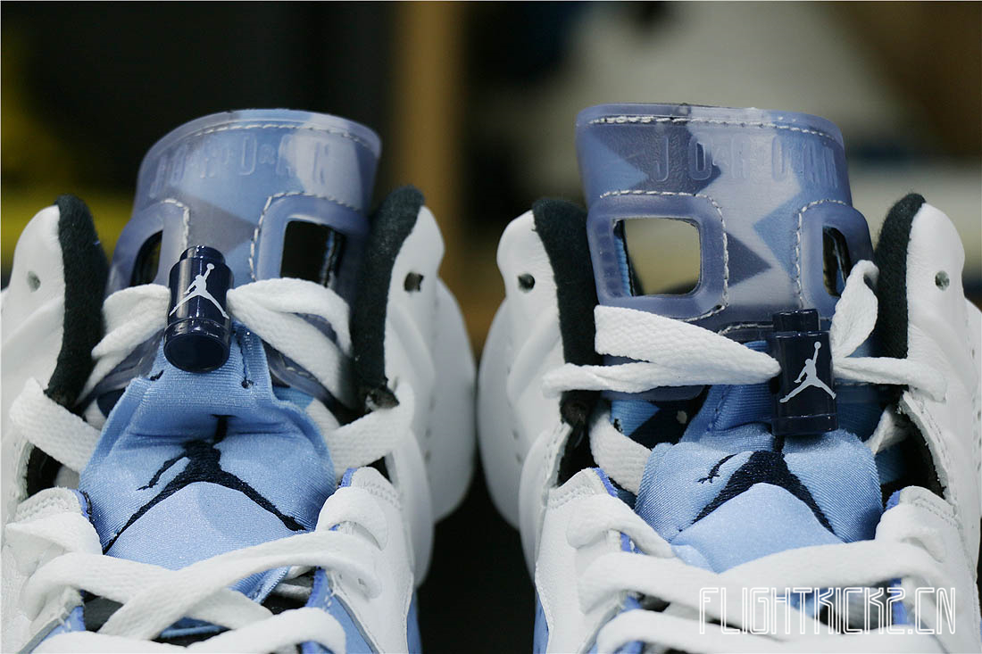 Air Jordan 6 UNC White