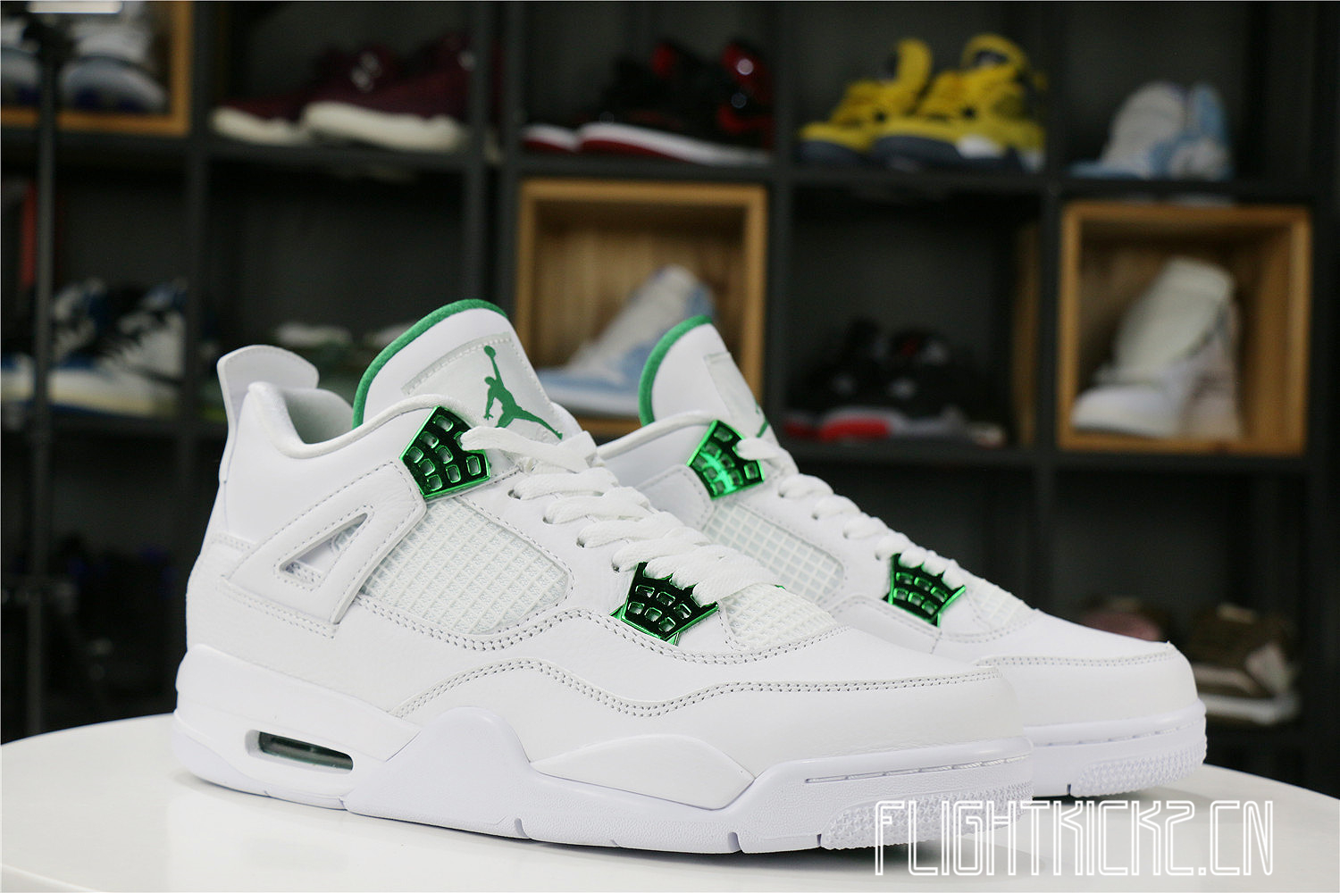 Air Jordan 4 Retro Green Metallic 2020(LN5 A1 Batch)