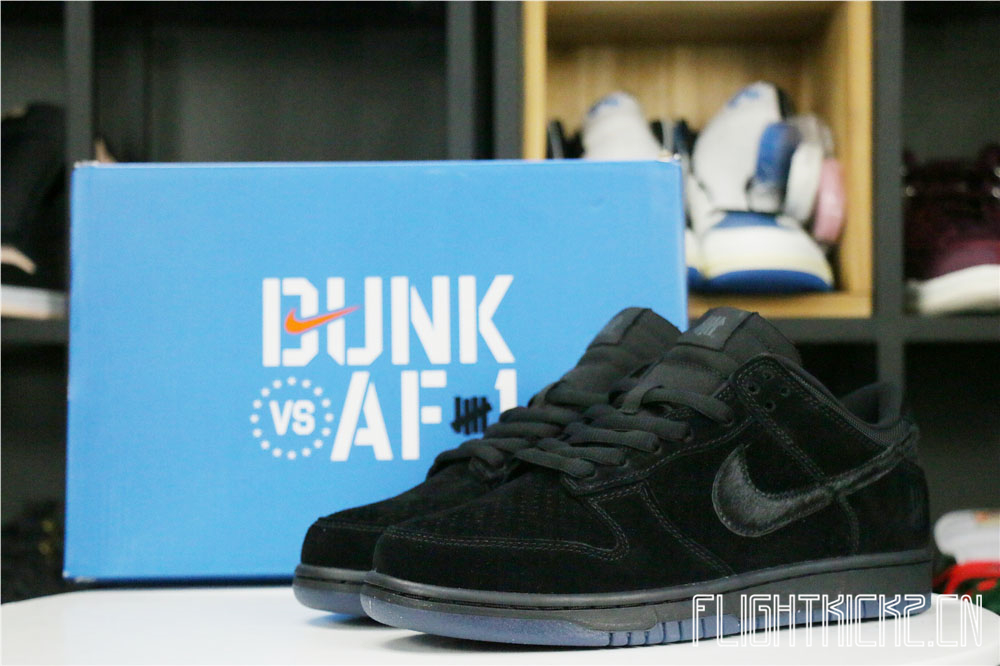 Nike Dunk Low SP UNDEFEATED Black Dunk vs. AF1 Pack