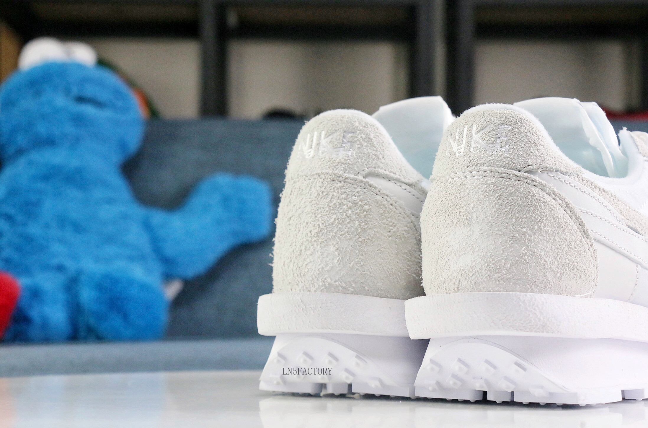 Sacai x Nike LDWaffle White Nylon 2020