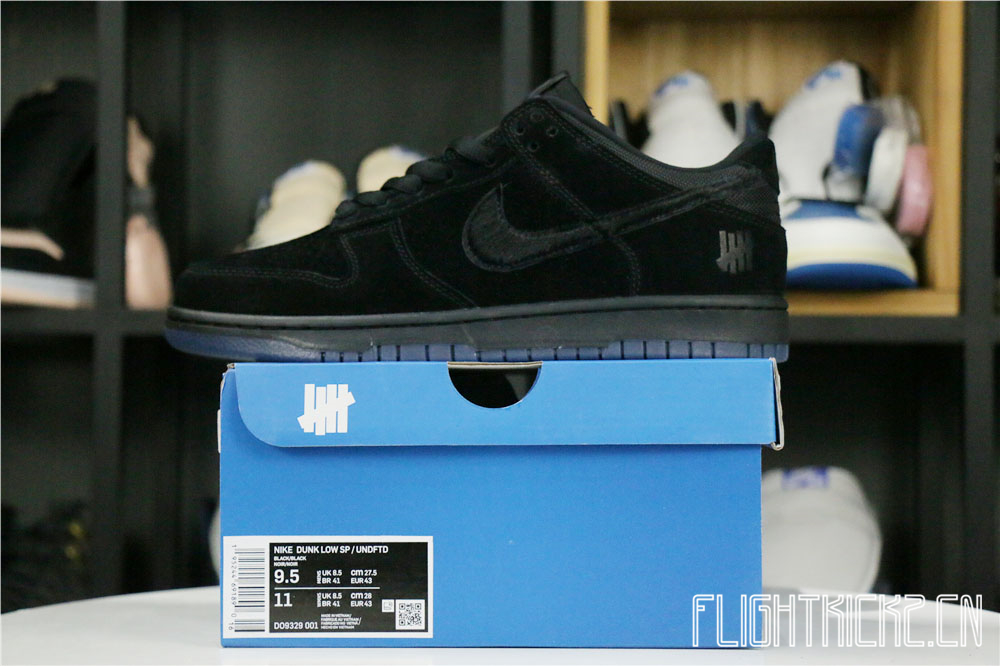 Nike Dunk Low SP UNDEFEATED Black Dunk vs. AF1 Pack