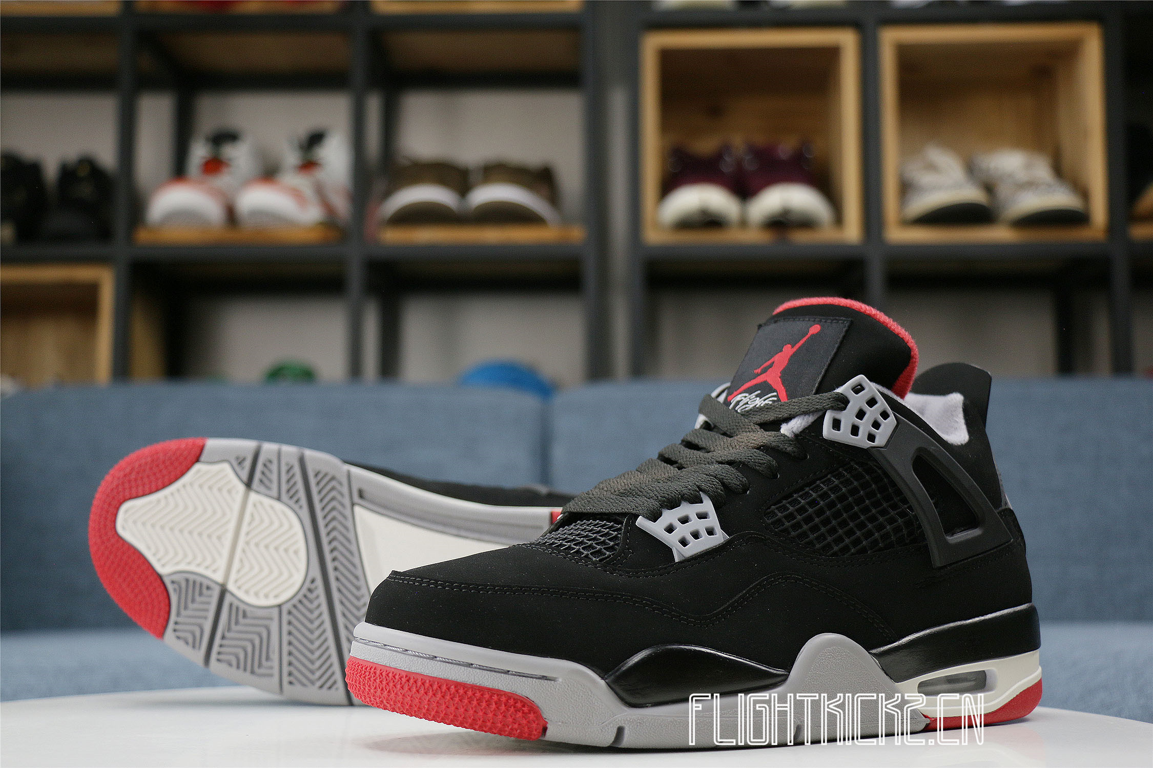 Air Jordan 4 OG Bred 2019 (LN5 A1 Batch)