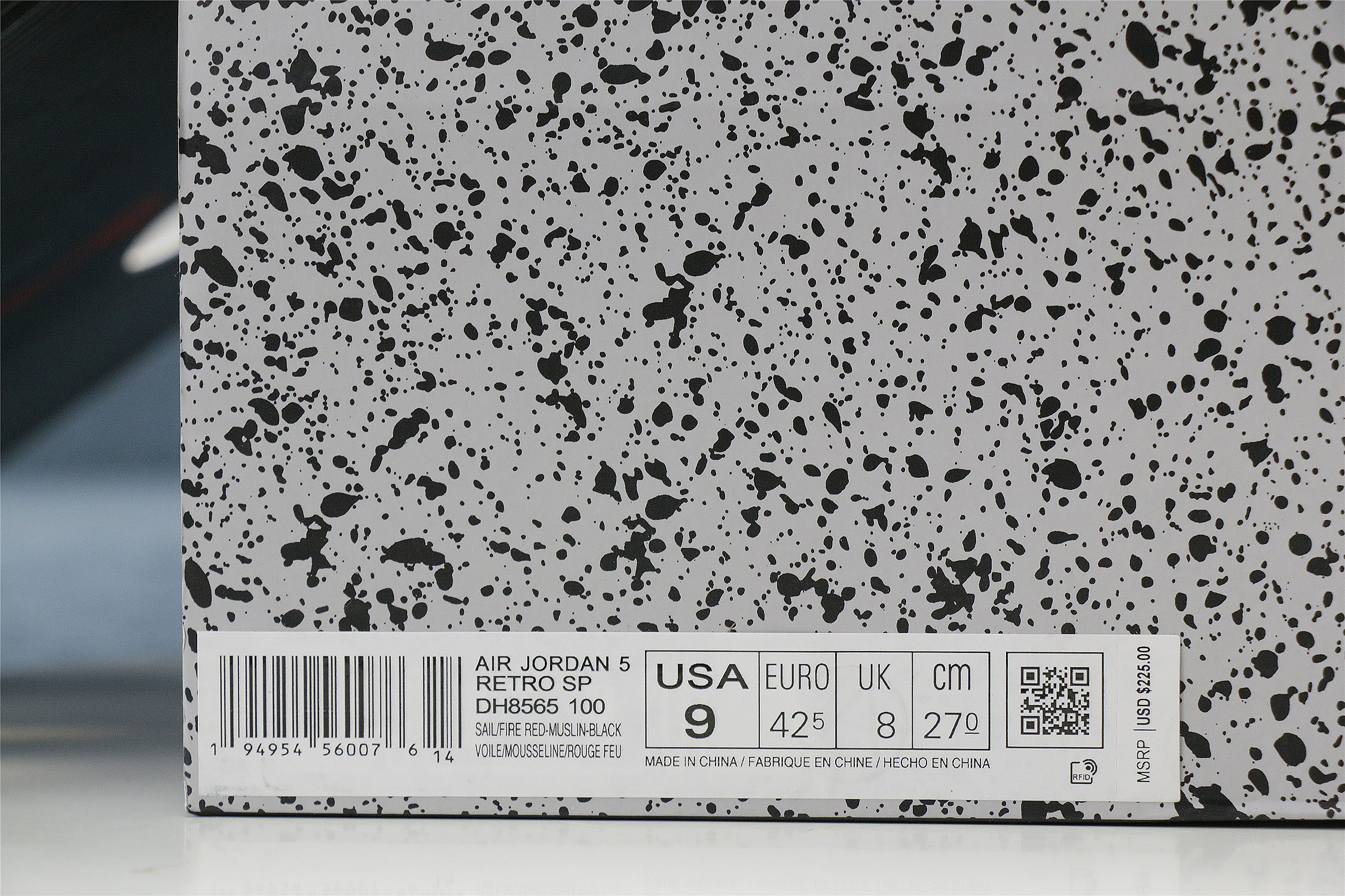 Off White x Air Jordan 5 Retro Sail/Plot twist (LN5 A1 Batch)