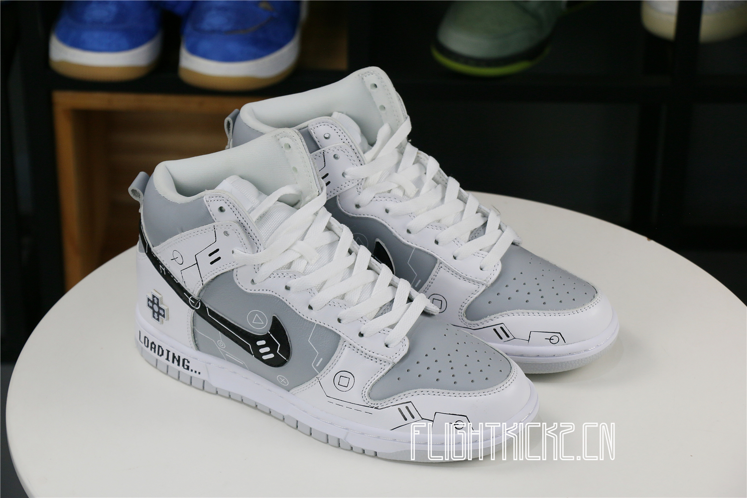 Nike Dunk High “Video Game” White Grey Black PS5 Loading