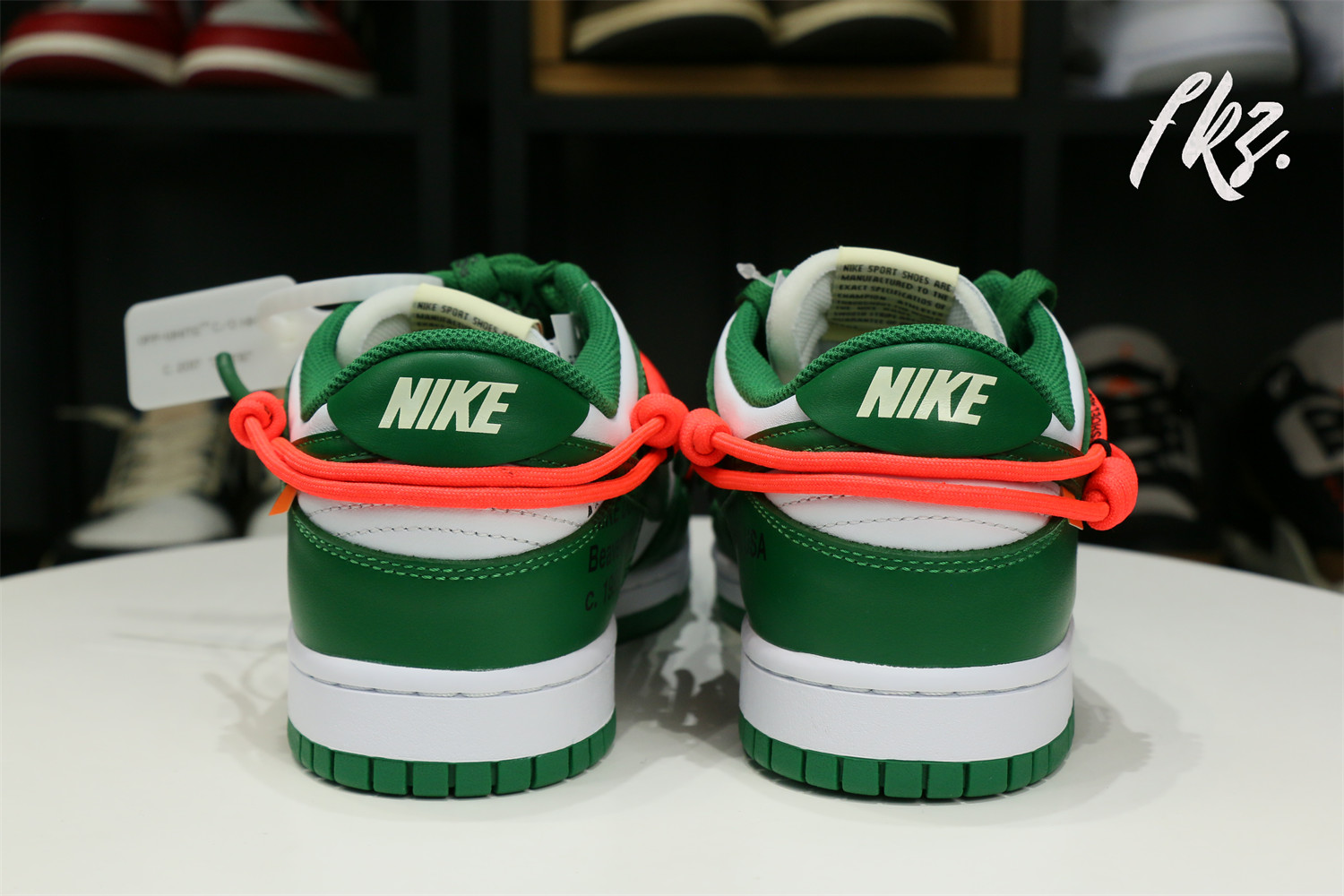 Off White X Nike SB Dunk Pine Green 2019(LN5 A1 Batch)