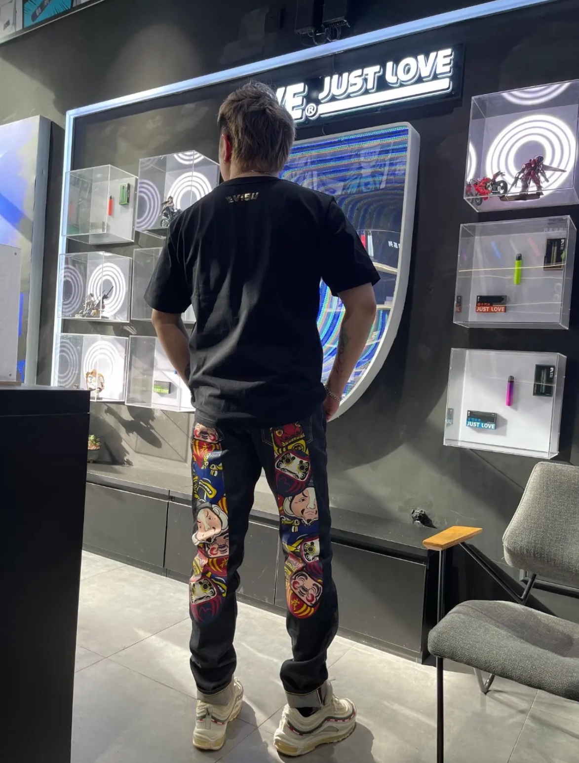 Evisu unpredictable Dharma denim pants