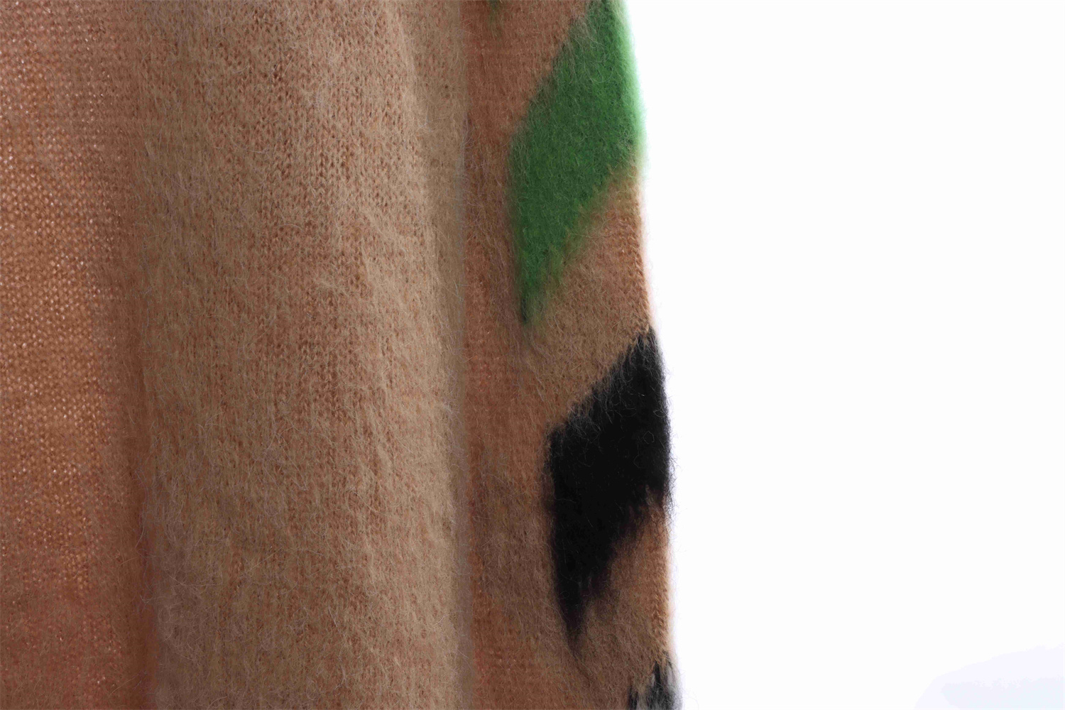 OFF WHITE Mohair Sweater Brown