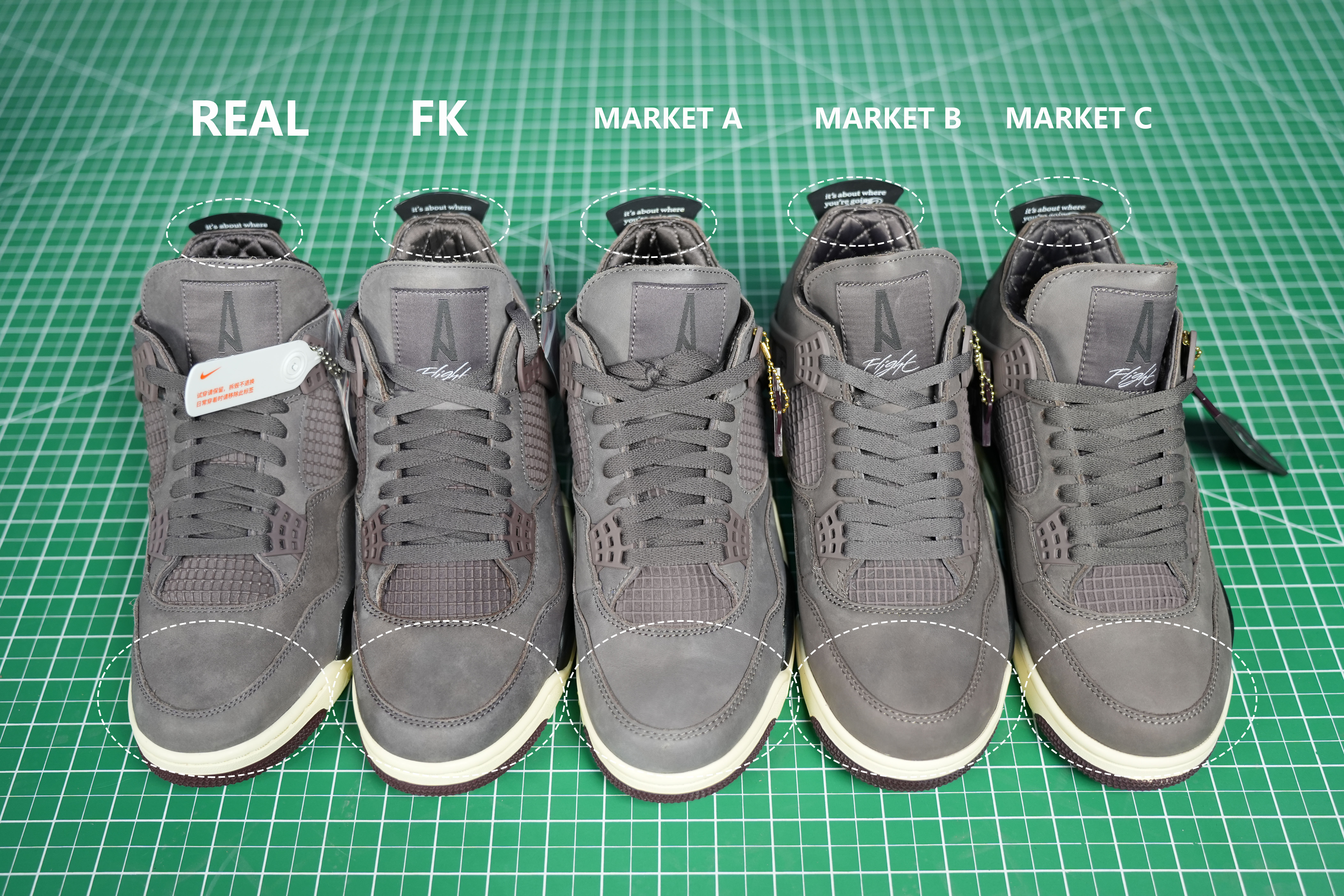 A Ma Maniére x Air Jordan 4 Retro ‘Violet Ore’ 2022 (LN5 A1 Batch)