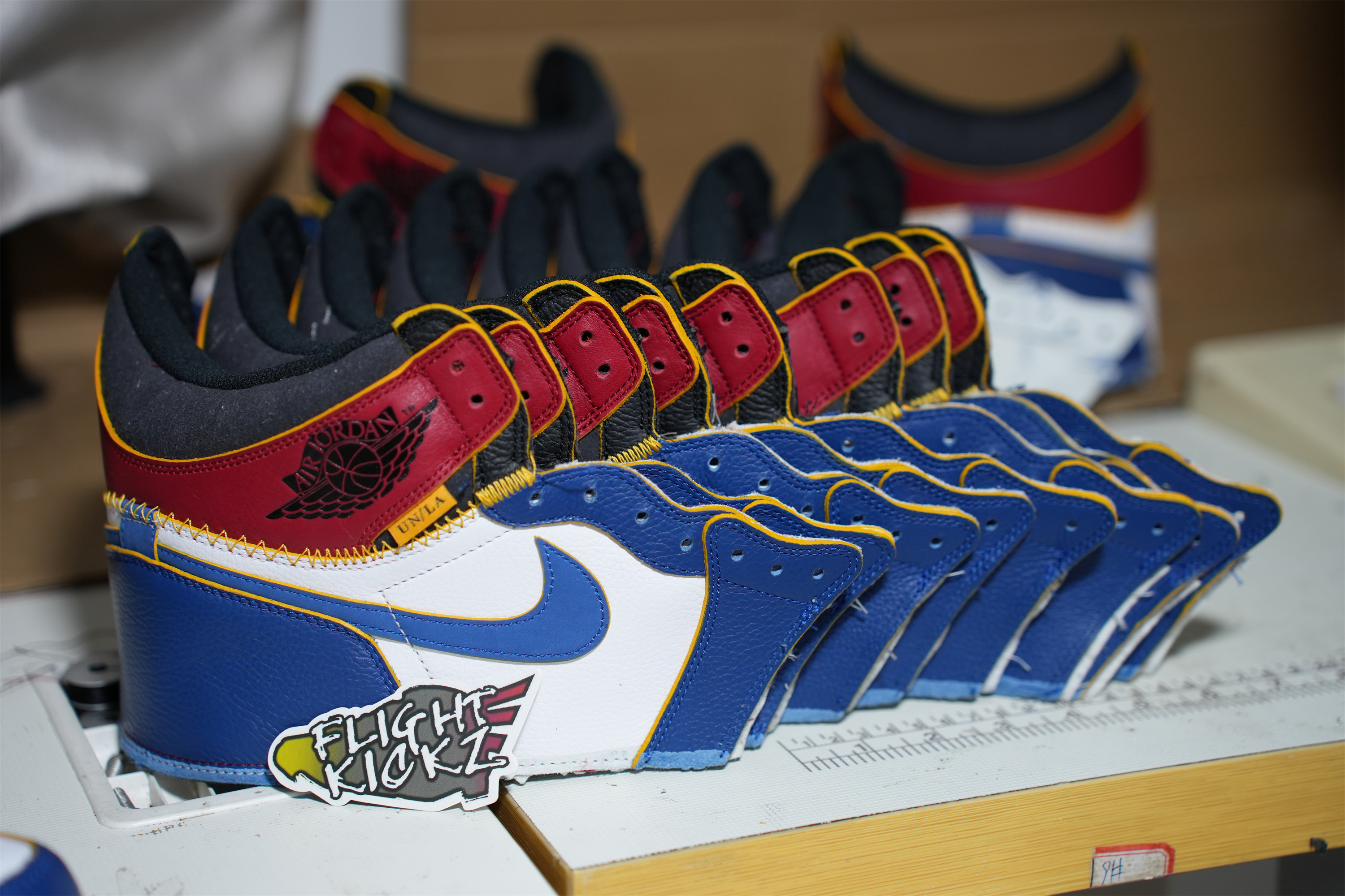 Jordan 1 Retro High Union Los Angeles Blue Toe