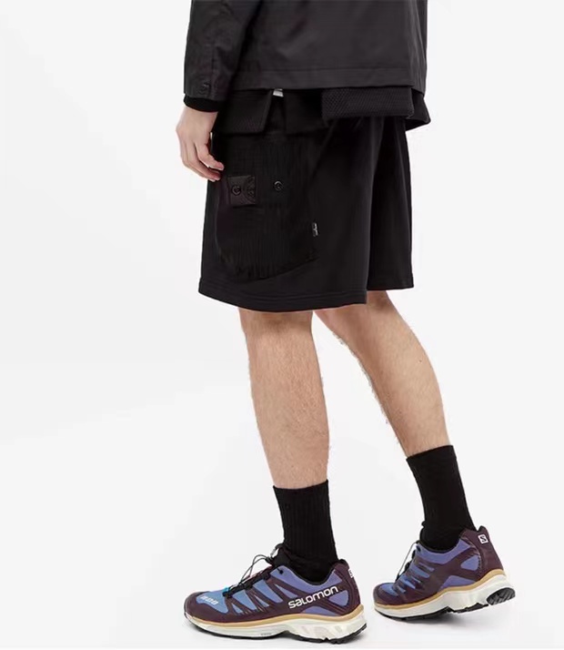 Stone island 21SS shadow series black label shorts