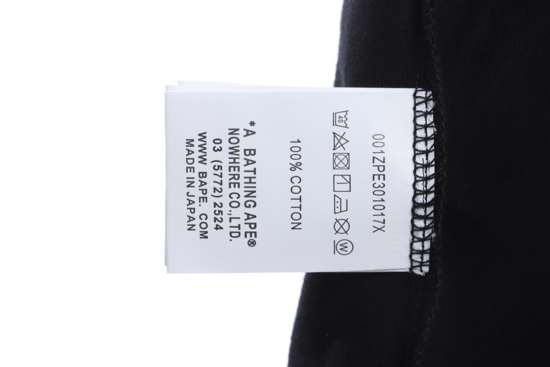 BAPE ape man colorful foam print short sleeves