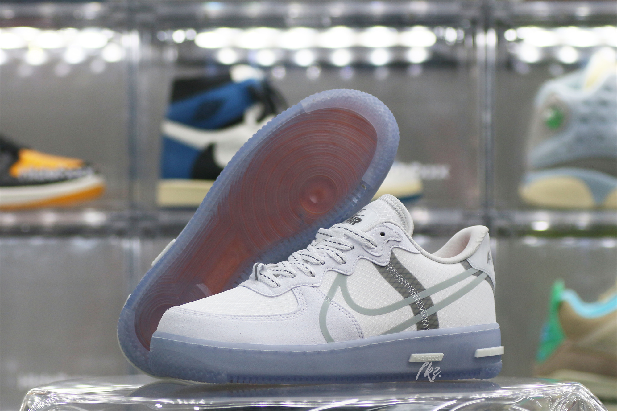 Nike Air Force 1 React White Light Bone