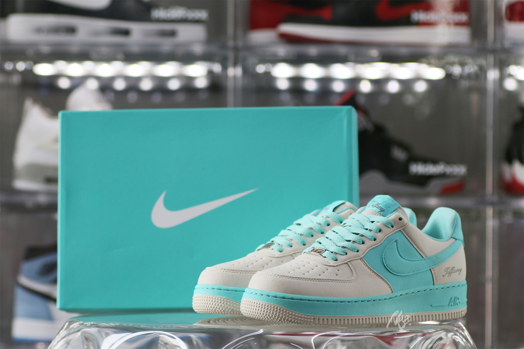 Custom Tiffany x Air Force 1 White Blue