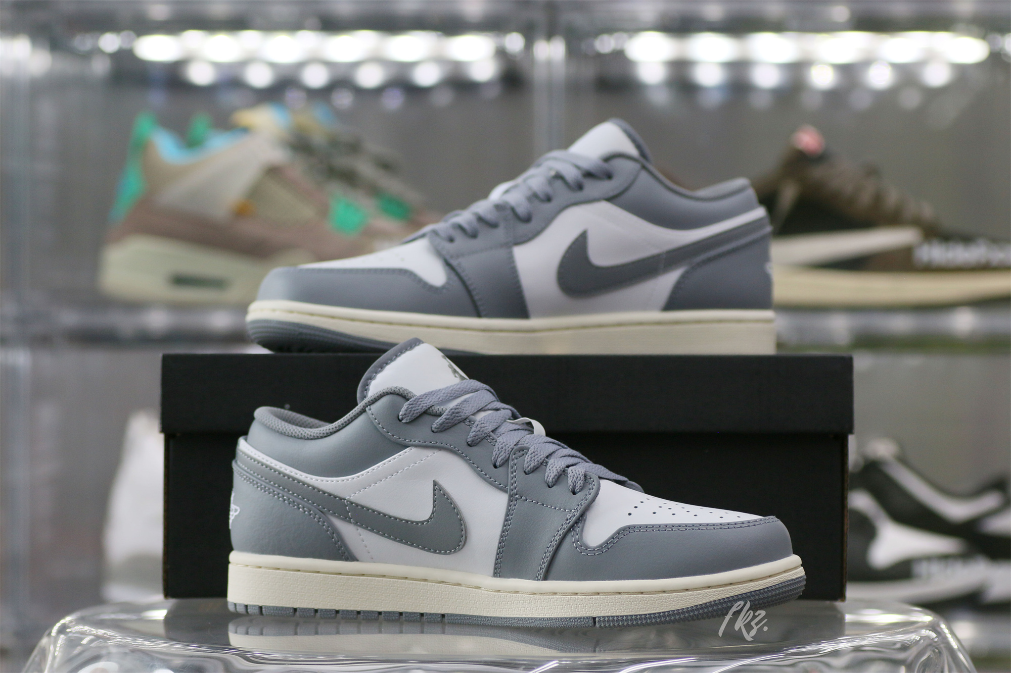 Air Jordan 1 Low White Wolf Grey 2021