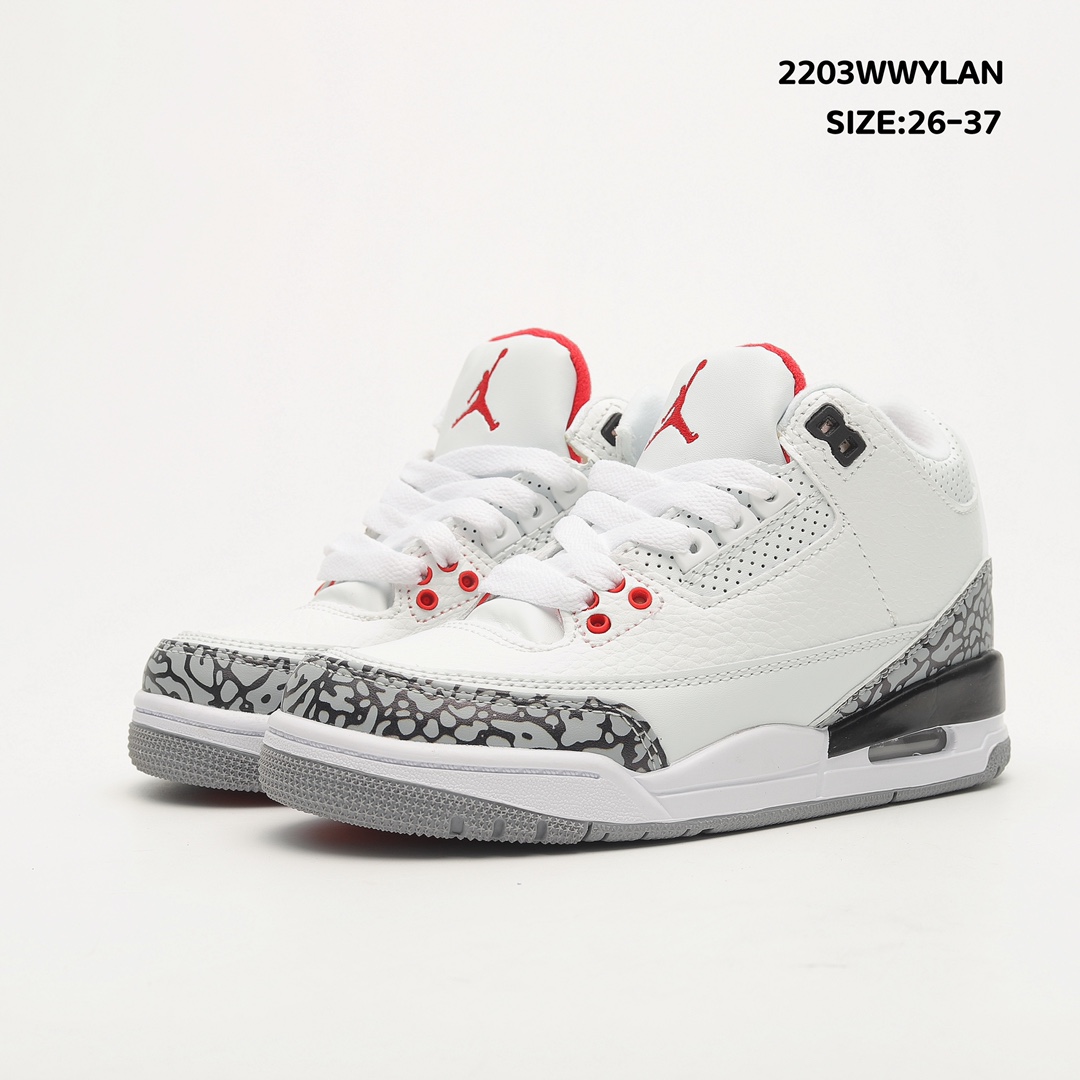 Air Jordan 3 Retro White Cement Toddler