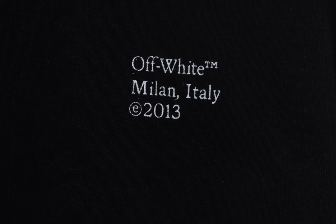 OW Caravaggio black and white religious short sleeves