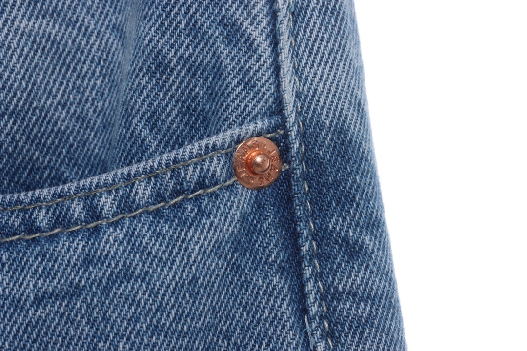 Stuart co-signed Levi’s 150th anniversary embossed denim trousers