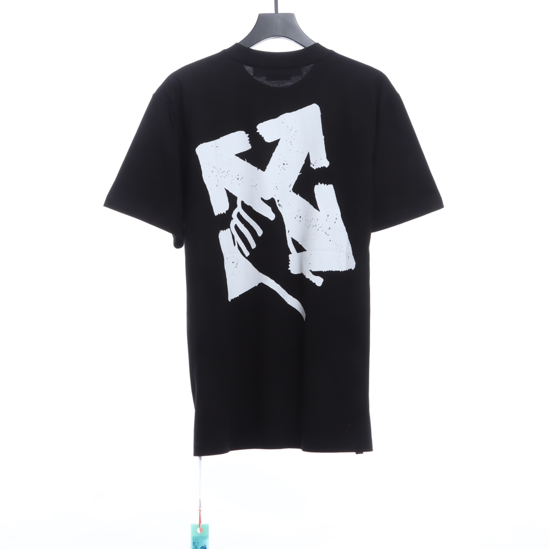 OW palm arrow print short sleeves