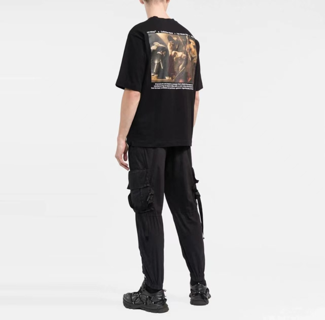 OW classical religious oil painting short sleeve