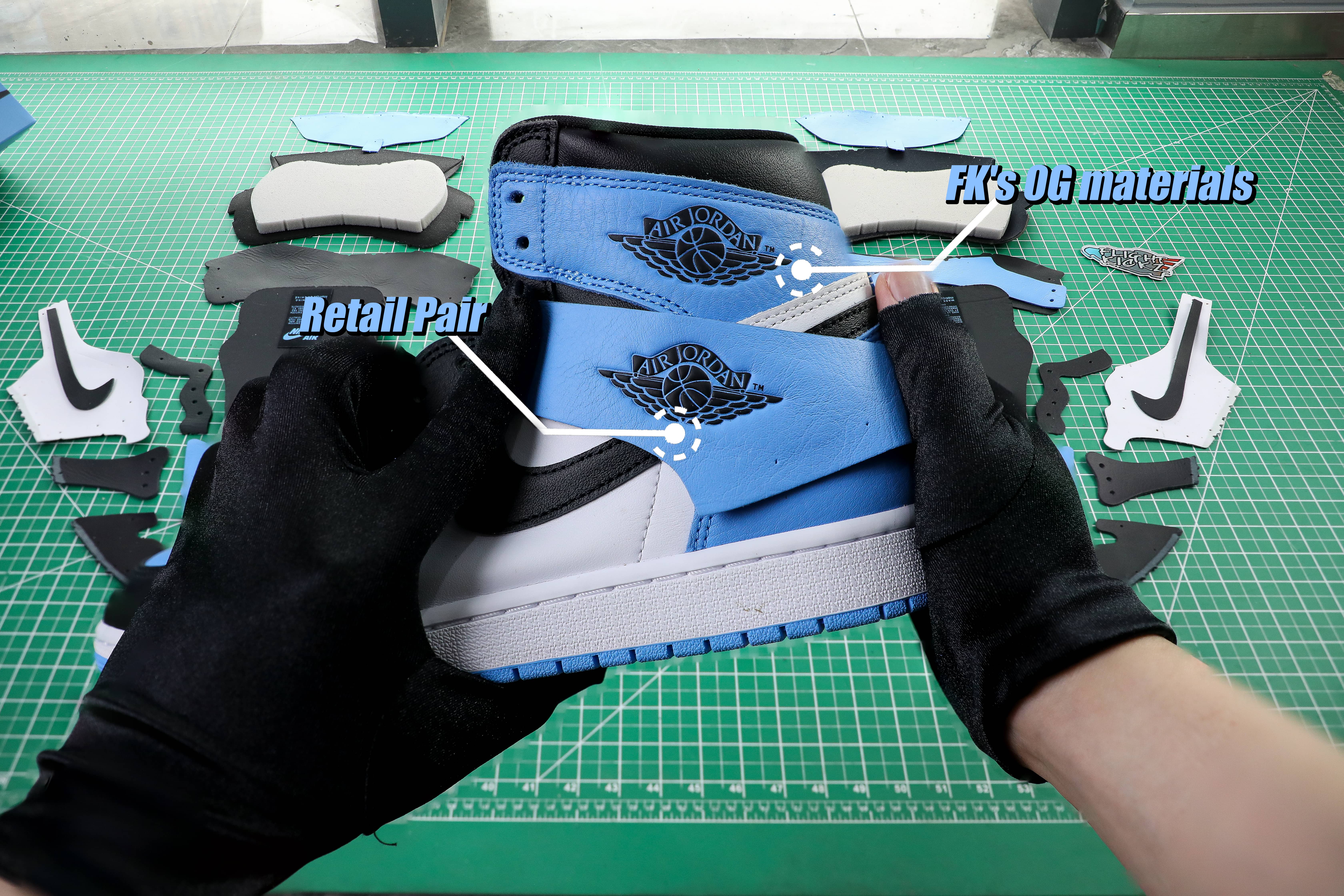 Air Jordan 1 Retro High OG University Blue UNC 2023 (LN5 A1 Batch)