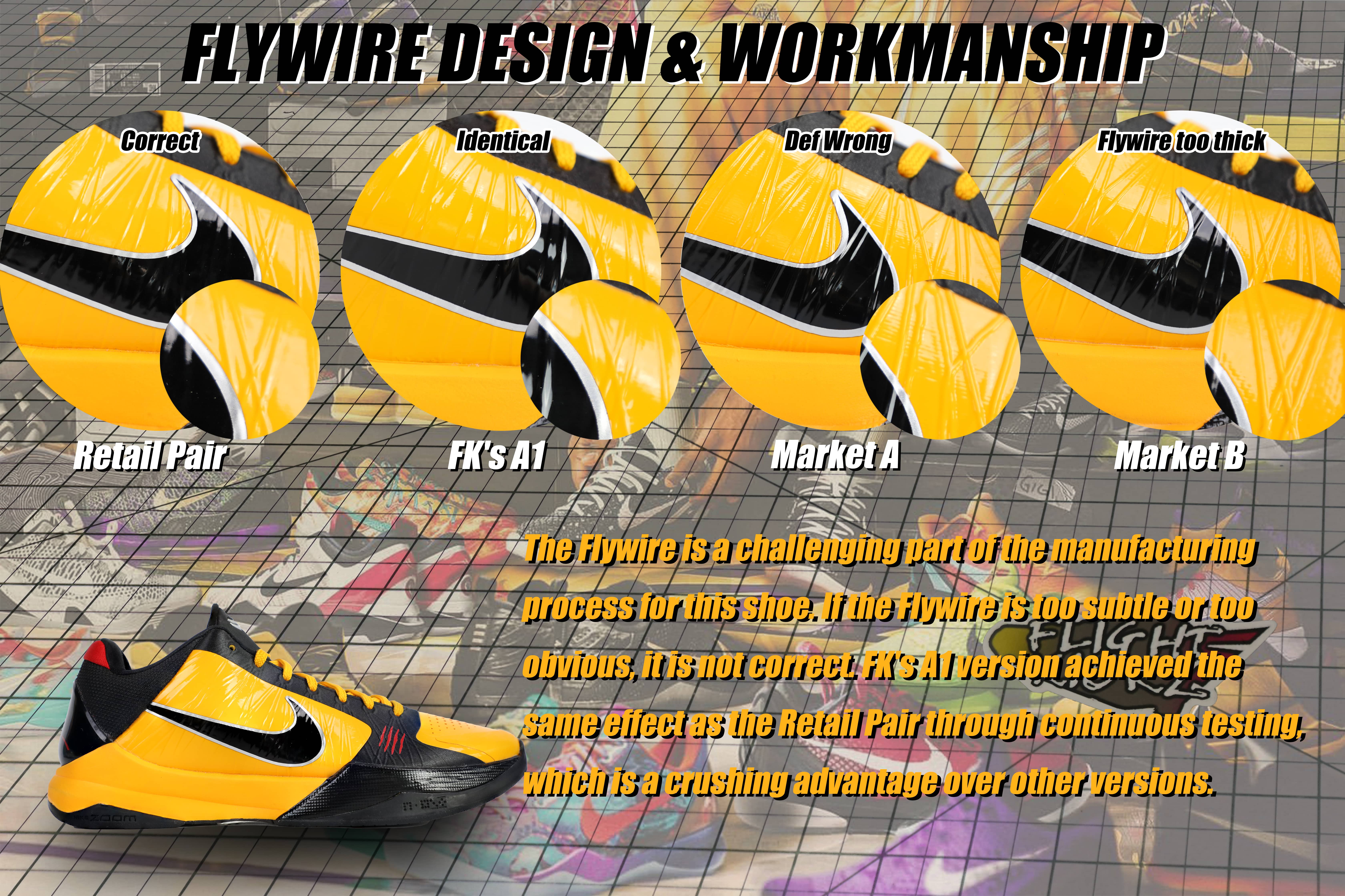 Nike Kobe 5 Protro Bruce Lee (Up to Size 14)(A1 Batch)