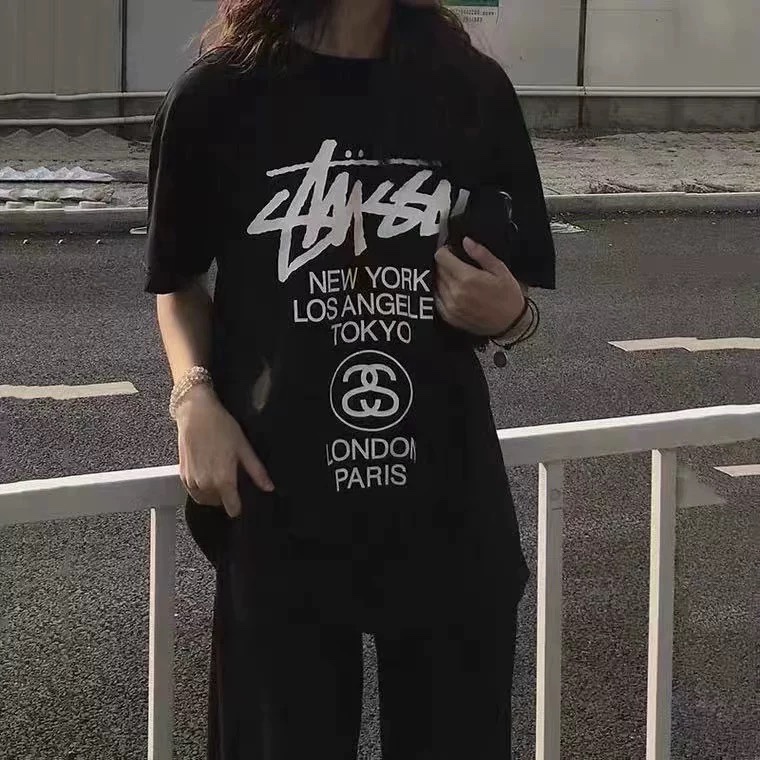 Stussy Classic World Tour Printing short sleeves