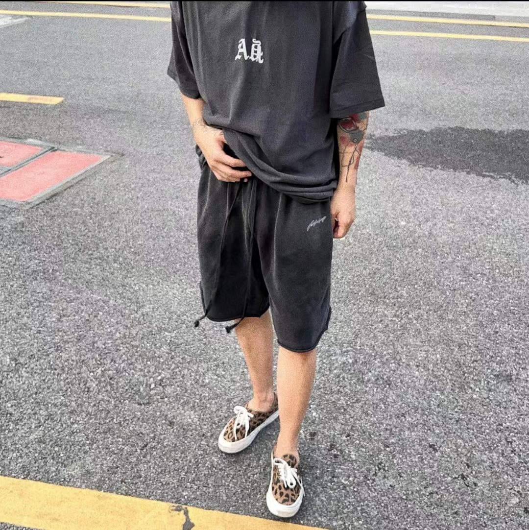 ASK Sky Symphony Reflective Letter Print Short Sleeves