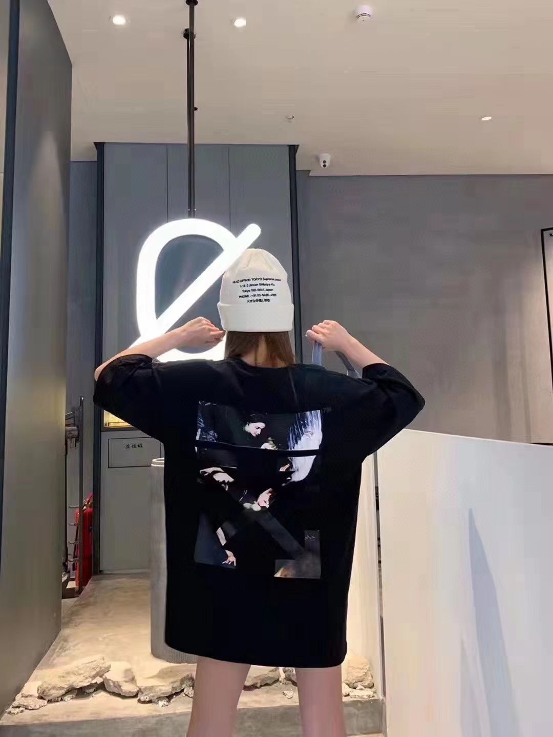 OW angel oil painting short sleeve