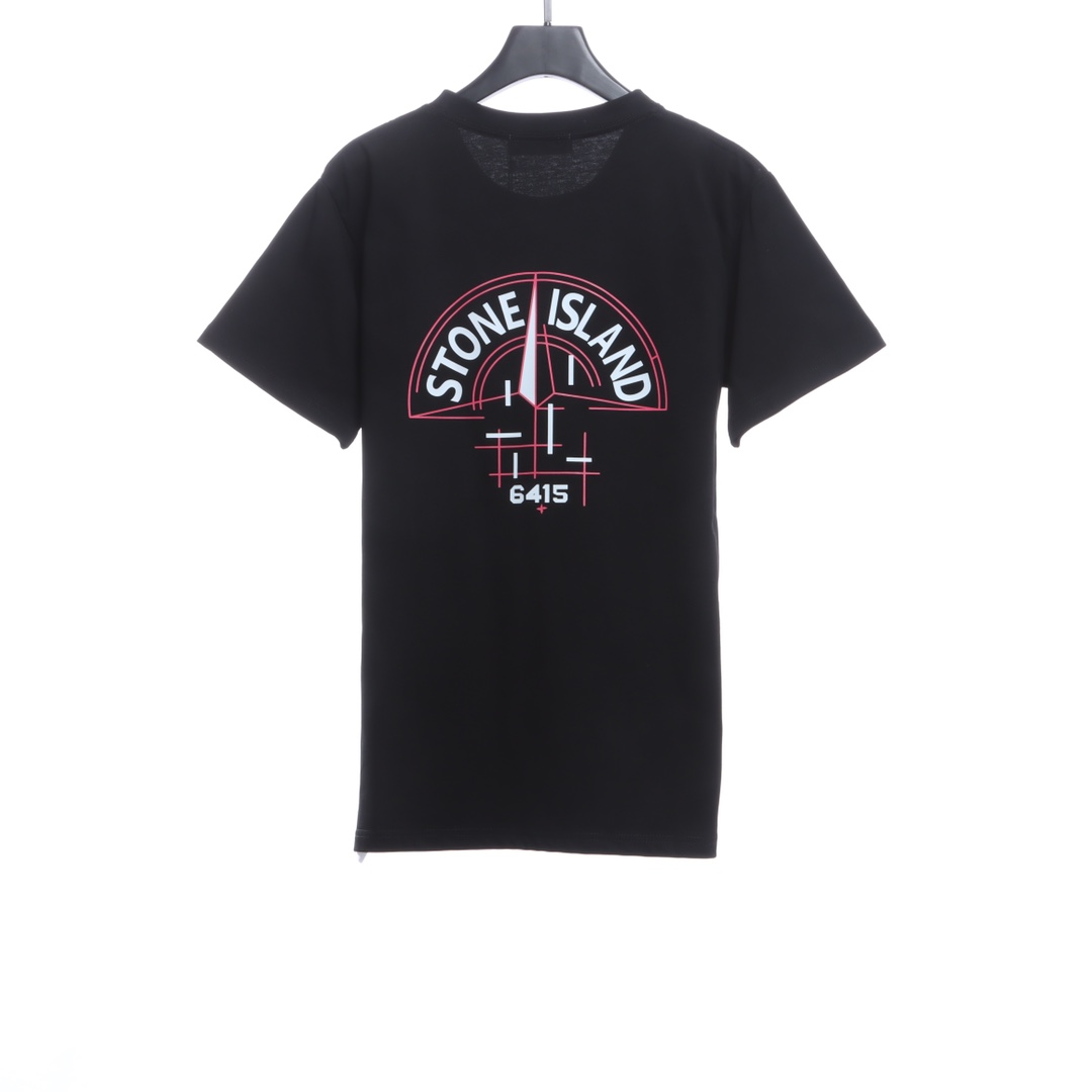 Stone Island Mechanical Compass Print Short Sleeve