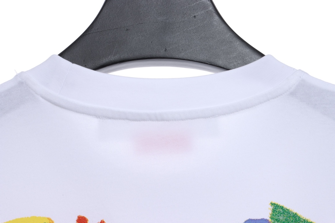 OW Environmental Protection Ink hand-painted graffiti short sleeves