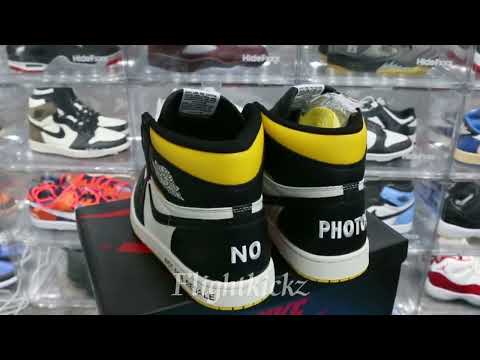 Air Jordan 1 Retro “Not For Resale Yellow 2018