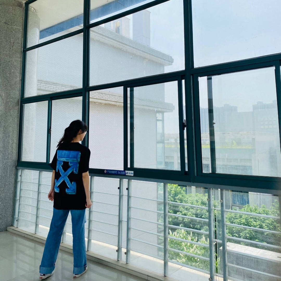 OW crayons stereo arrow short sleeves