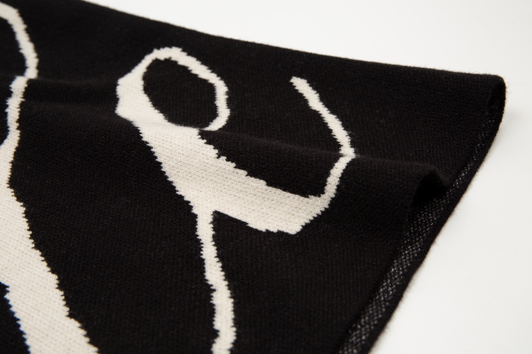 Rhud3 2023ss men’s and women’s knitted jacquard alphabet shorts