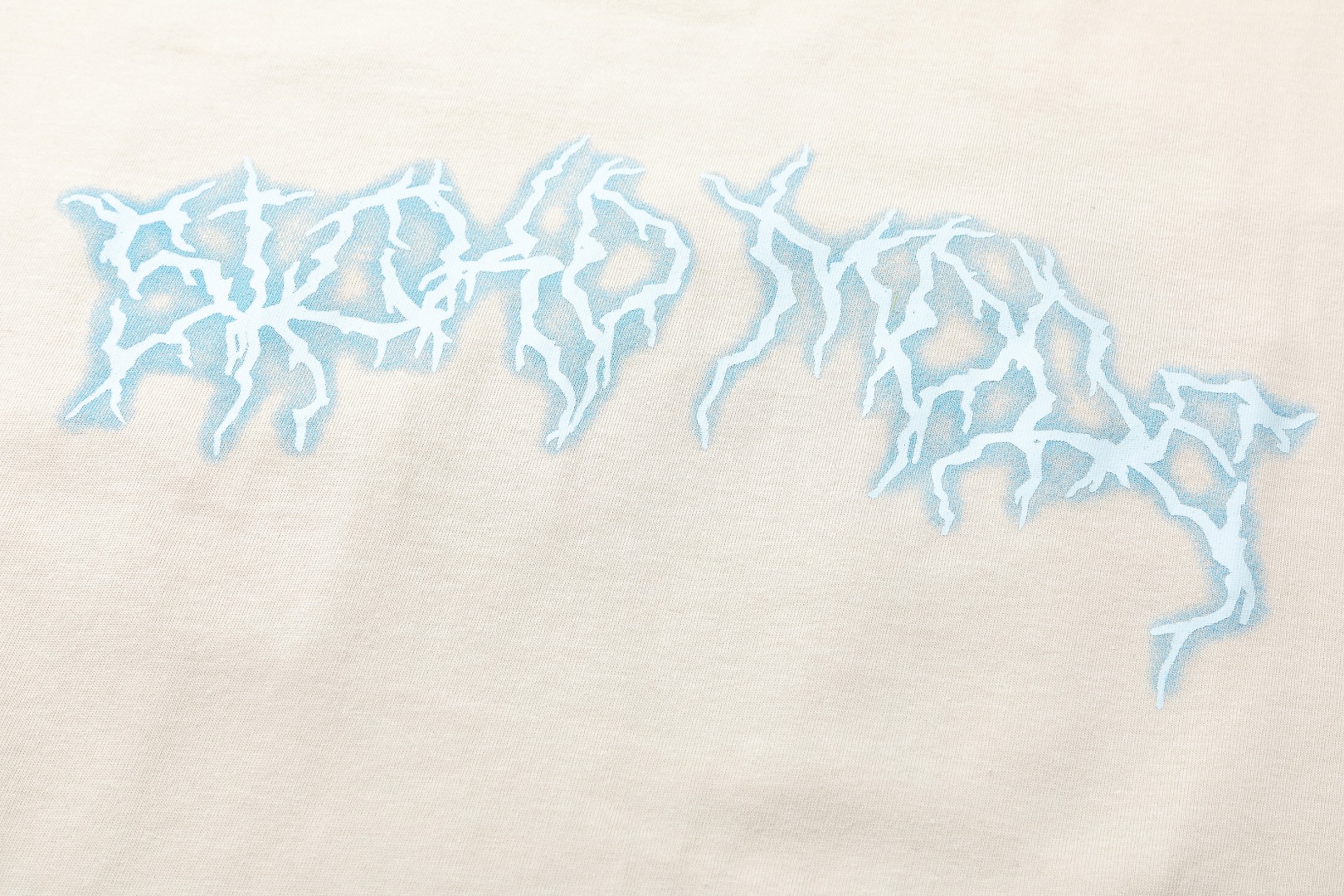 Travis Scott Letter lightning foam printing short sleeves