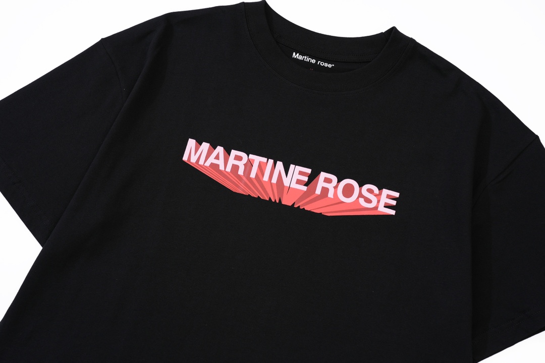 M@RTINE ROSE slogan LOGO letter printed short-sleeved T-shirt