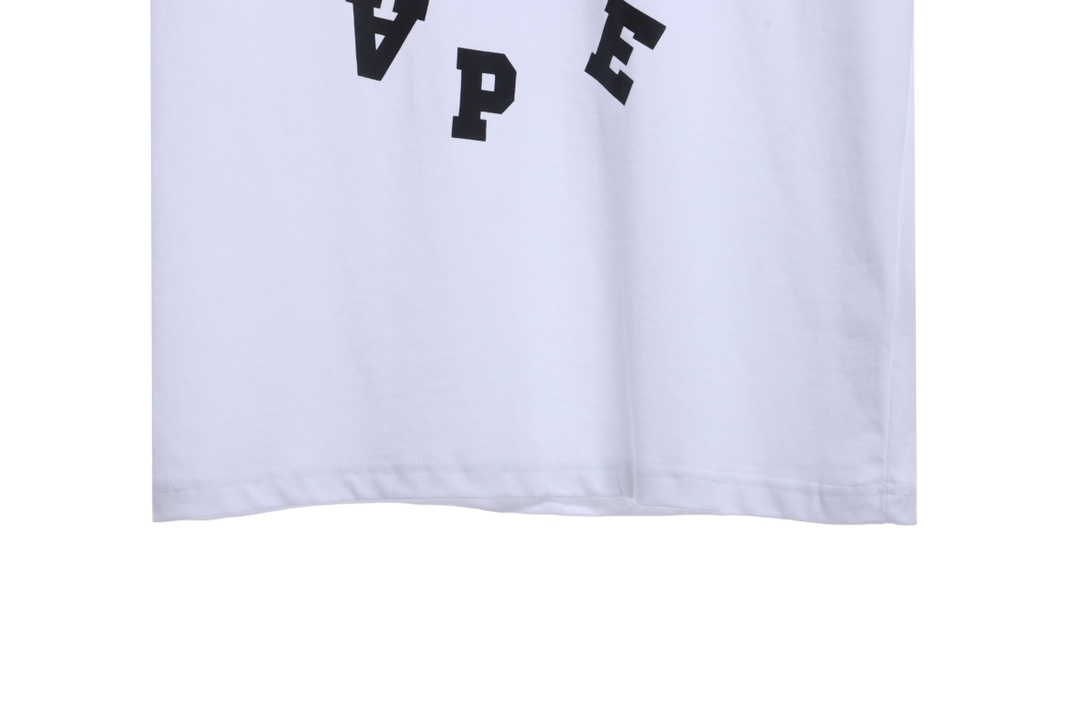 BAPE reverse ape initials printing short sleeves