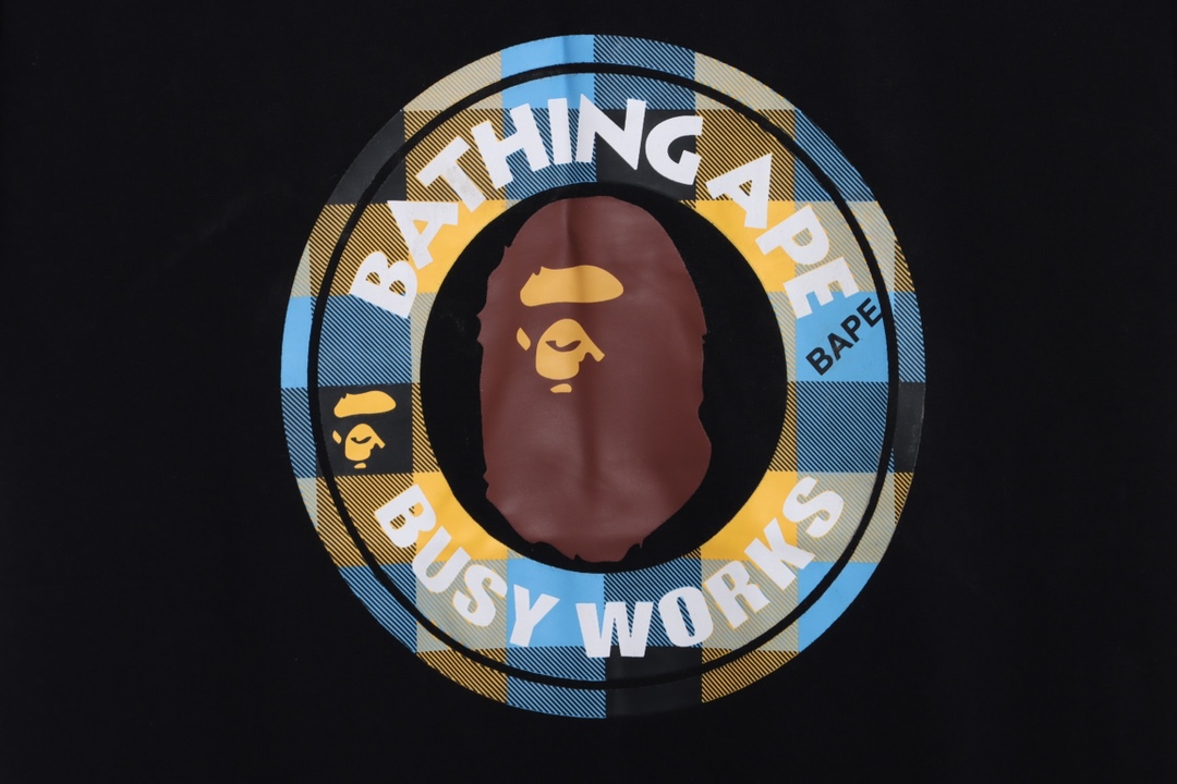 BAPE ape head seal printing short sleeves