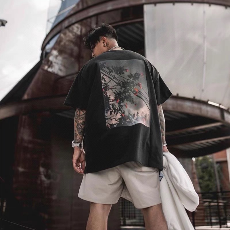 Fog Ess flower short sleeves