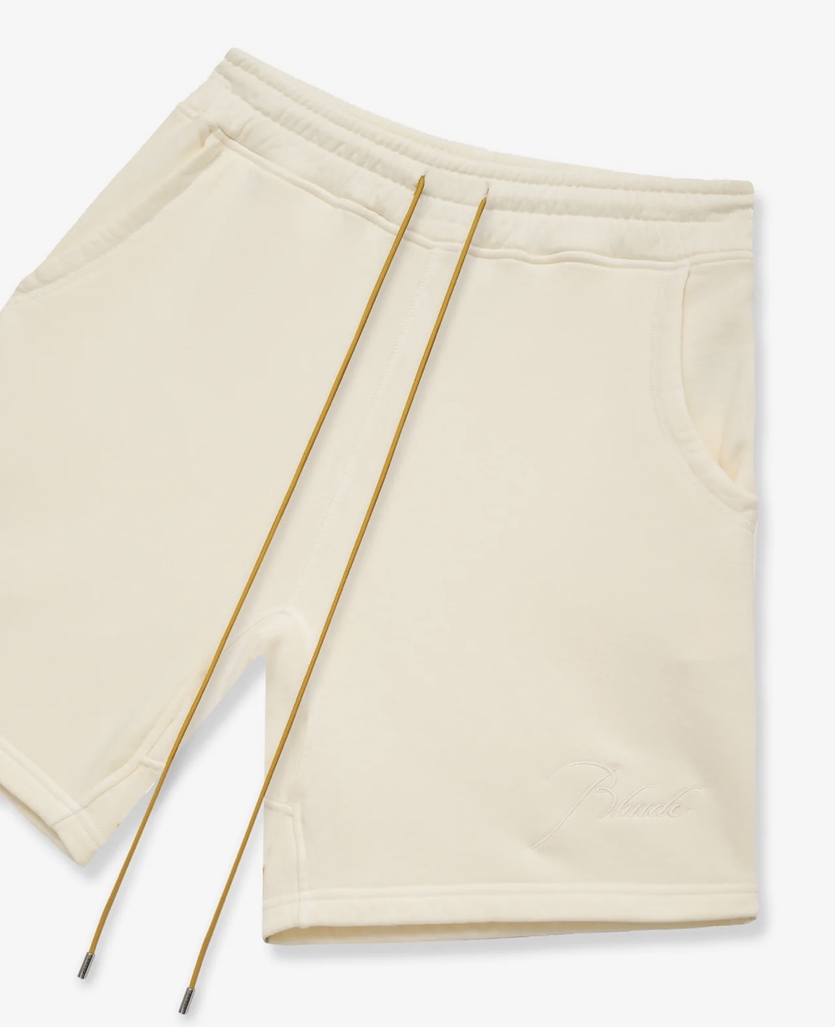 RHUDE monogram logo embroidered drawstring shorts
