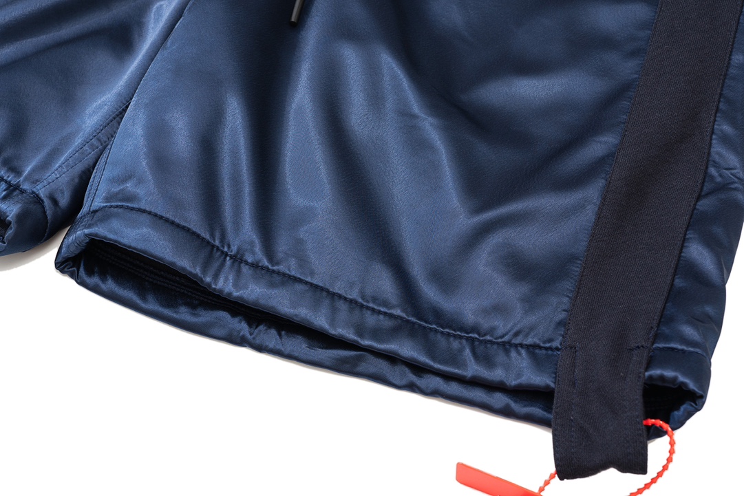 RRR-123 LOGO PRINT DRAWSTRING SHORTS