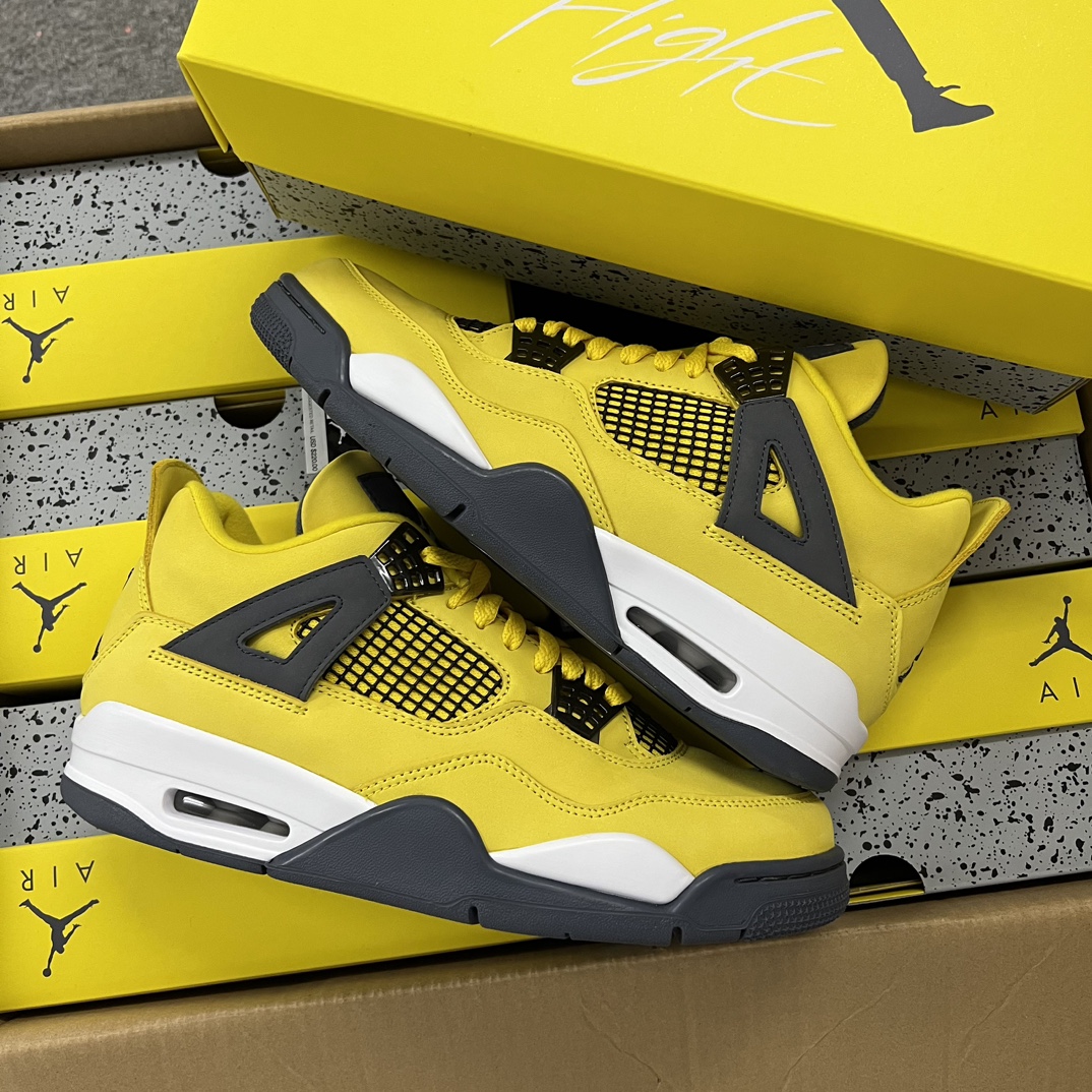Air Jordan 4 Retro GS Lightning 2021 (GS) (LN5 A1 Batch)