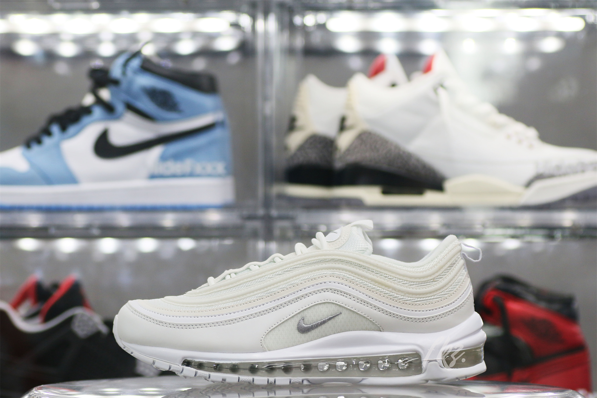 Nike Air Max 97 Triple White Wolf Grey 2017