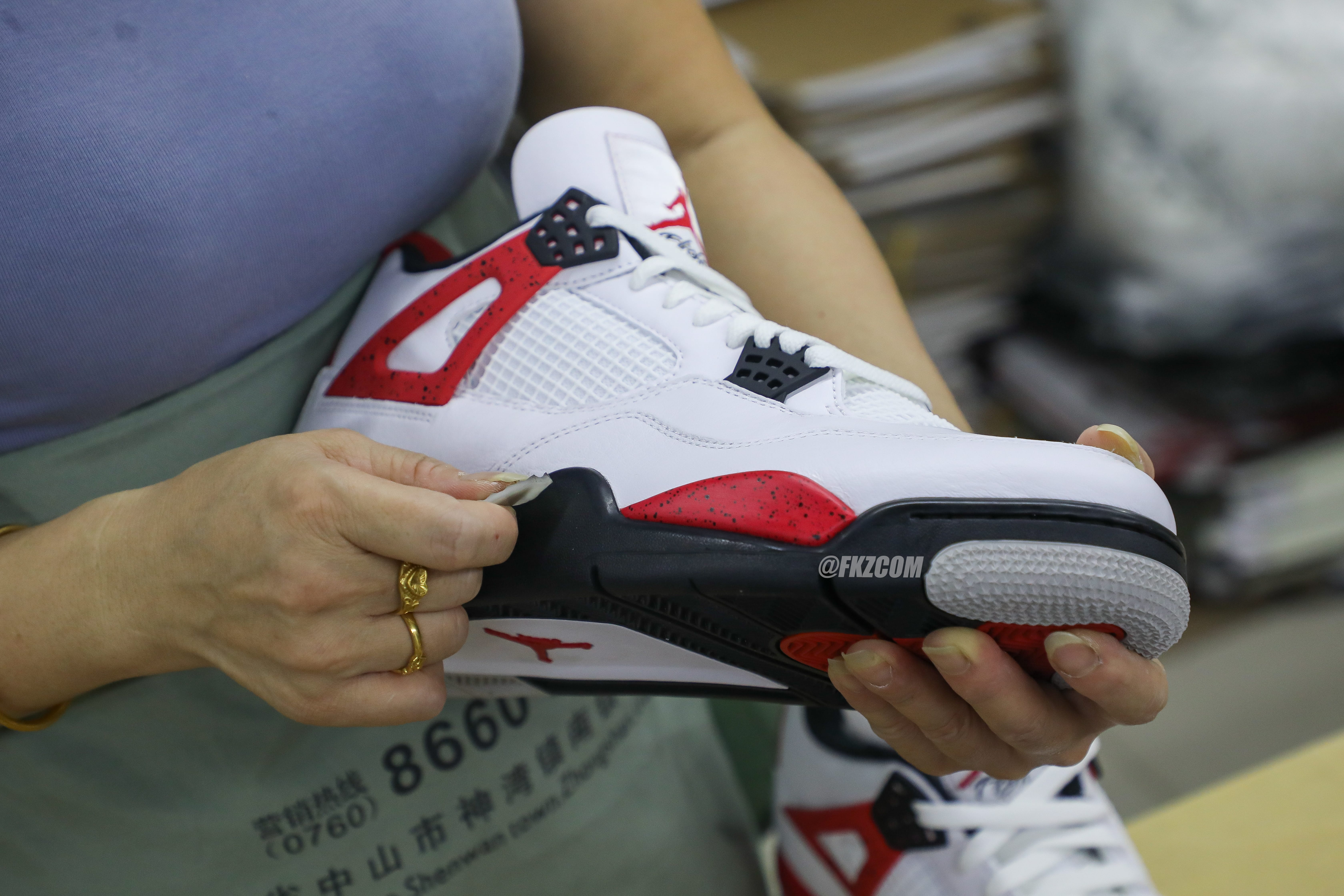 Air Jordan 4 Red Cement 2023 (LN5 A1 Batch)